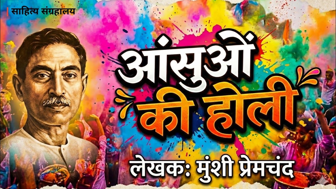 आंसुओं की होली | मुंशी प्रेमचंद | Hindi Audio Book | Classic Hindi Story | Holi | साहित्य संग्रहालय - साहित्य संग्रहालय