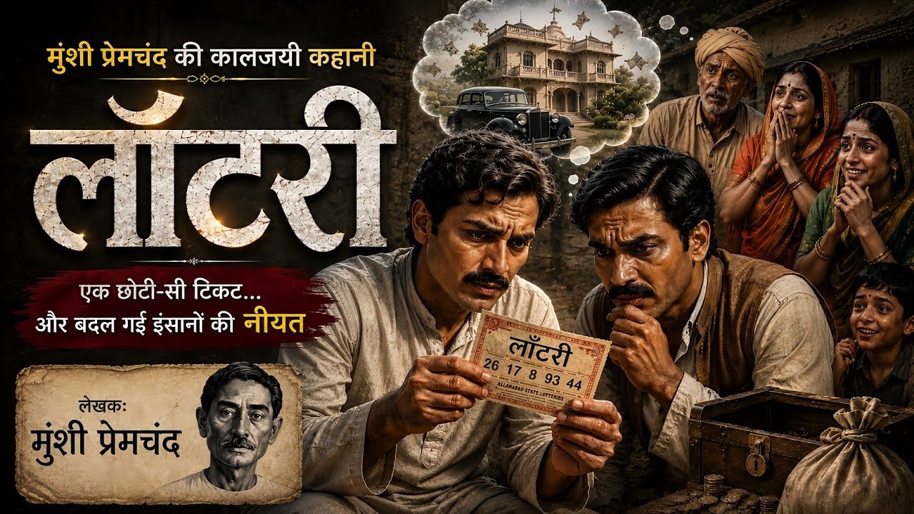 लॉटरी | मुंशी प्रेमचंद की कालजयी कहानी | Hindi Audio Book | साहित्य संग्रहालय