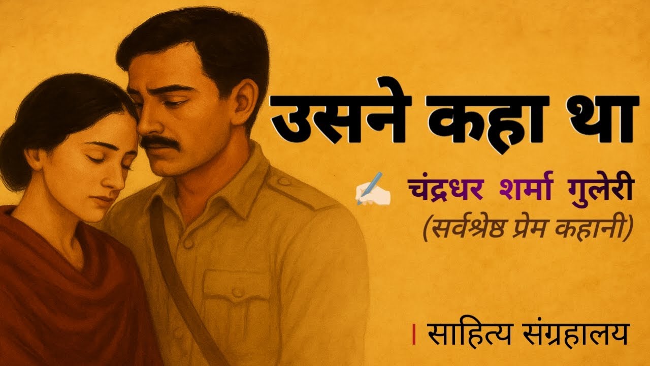 उसने कहा था - चंद्रधर शर्मा गुलेरी | सर्वश्रेष्ठ प्रेम कहानी | Hindi Audio Book | साहित्य संग्रहालय - साहित्य संग्रहालय