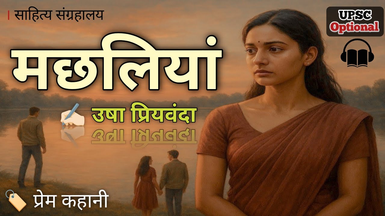 मछलियां कहानी | उषा प्रियंवदा | प्रेम, संघर्ष और आत्मनिर्भरता | Hindi Audio Book - साहित्य संग्रहालय